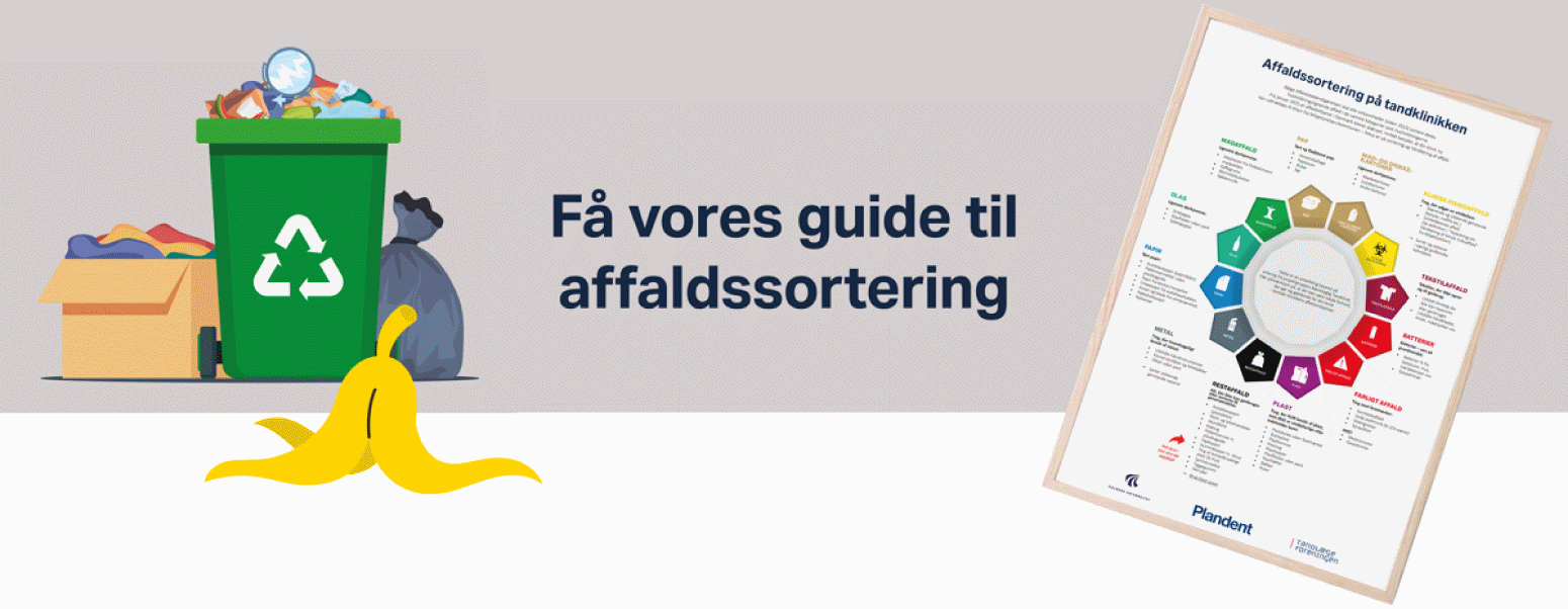 Gratis guide til affaldssortering på tandklinikker